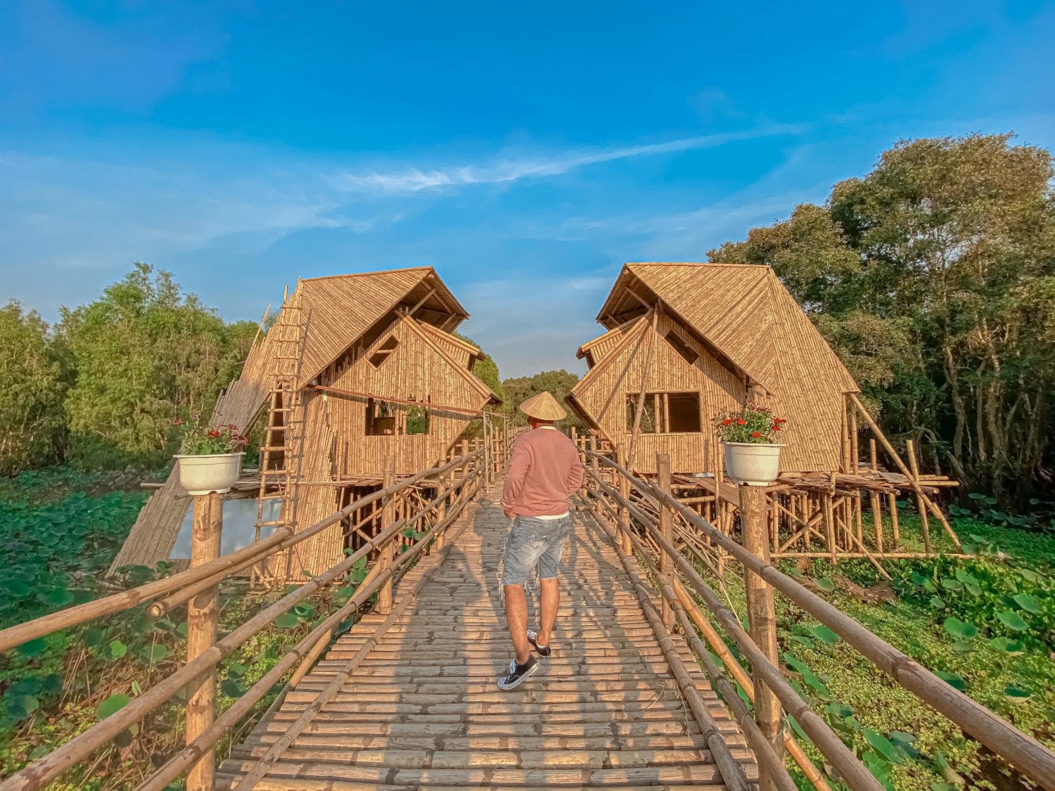 Tra Su Bamboo Bridge